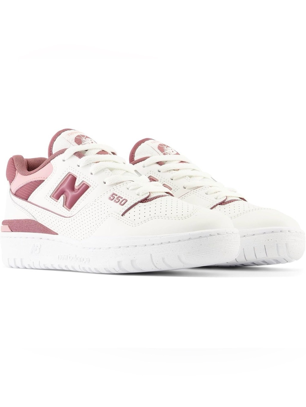 Size 8 US New Balance 550 Womens Shoe, Washed Burgundy BBW550DP